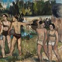 Sportsmen 1934 oil on canvas 50.5x74.5